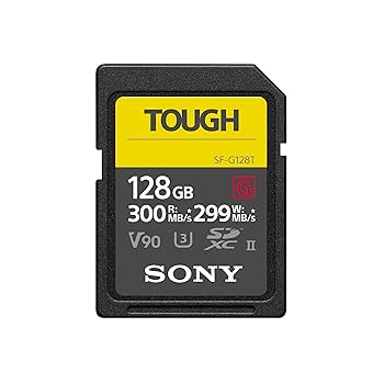 Amazon.com: Sony TOUGH-G series SDXC UHS-II Card 128GB, V90